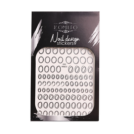 Наклейки для дизайну на нігтях Komilfo Nail Design Sticker №S002