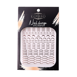 Наклейки для дизайну на нігтях Komilfo Nail Design Sticker №KNS-005R