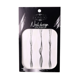 Наклейки для дизайну на нігтях Komilfo Nail Design Sticker №KNS-007WS