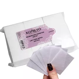 Безворсові серветки Komilfo, 630 шт