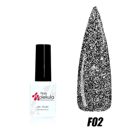 Гель-лак Molekula Flash Effect №F02, 6 мл
