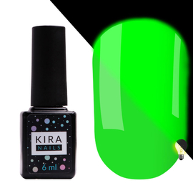 Гель-лак Kira Nails FLUO №002, 6 мл