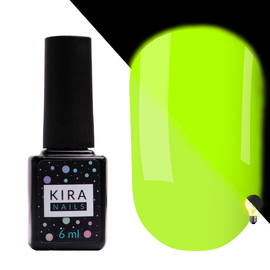 Гель-лак Kira Nails FLUO №003, 6 мл