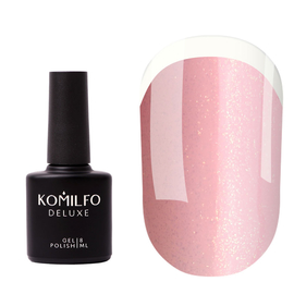 База комуфлююча Komilfo KC Glitter Rubber French Base №KC001, 8 мл, Колір Komilfo Glitter Base: KC001, Об'єм (мл): 8 мл