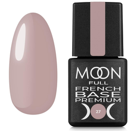 База камуфлююча MOON FULL PREMIUM French Base №27, 8 мл, Колір Moon Full Premium French Base: №27, Об'єм (мл): 8 мл