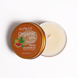 Масажна свічка Komilfo Massage Candle - Fresh Grapefruit, 30 g