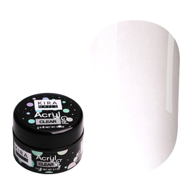 Kira Nails Acryl Gel Clear, 5 g, Color Kira Nails Acrygel: Clear, Volume (ml): 5 ml