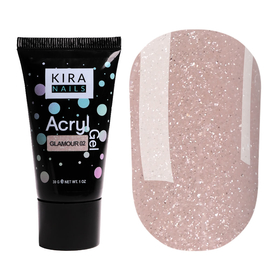 Kira Nails Acryl Gel Glamor 02, 30 g, Color Kira Nails Acrygel: Glamour 02, Volume (ml): 30 ml