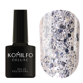 Гель-лак Komilfo DeLuxe Series №G002, 8 мл, Колір Komilfo Glitter Series: G002, Об'єм (мл): 8 мл