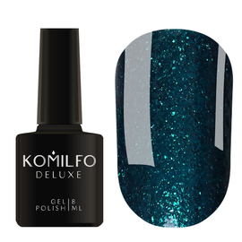 Гель-лак Komilfo DeLuxe Series №G019, 8 мл, Колір Komilfo Glitter Series: G019, Об'єм (мл): 8 мл