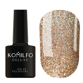 Gel polish Komilfo DeLuxe Series №G025, 8 ml, Color Komilfo Glitter Series: G025, Volume (ml): 8 ml